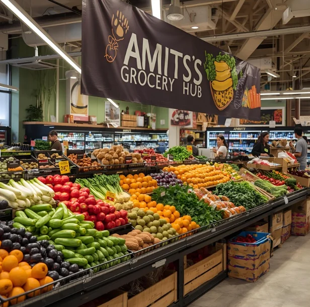 Amit’s Grocery Hub banner