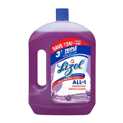 Lizol Lavender Floor Cleaner Liquid 2L