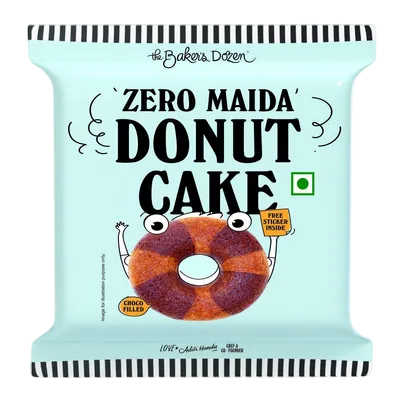 The Baker'S Dozen Zero Maida Donut Cake 1pc