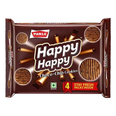 Parle Happy Happy Choco Chip Flavoured Biscuits – 1 Pack (500g)
